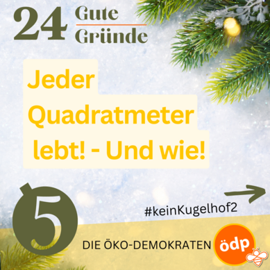 Jeder Quadratmeter Erde lebt. Und wie!