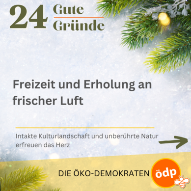 Freizeit und Erholung an frischer Luft